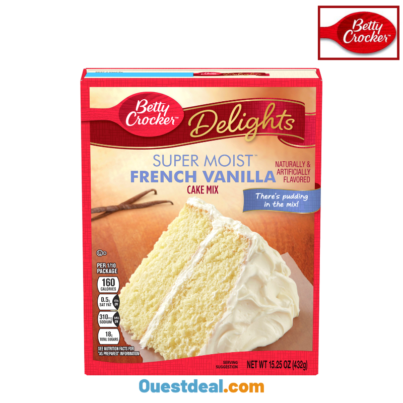 Cake mix super moist French vanilla