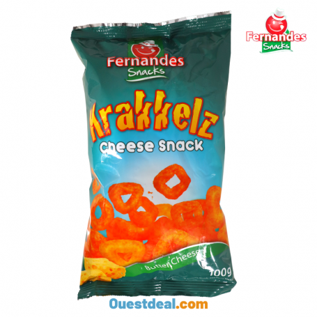 Krakkelz cheese snack Fernandes 100g