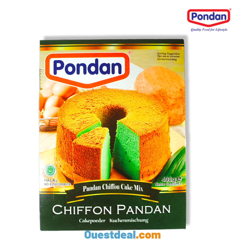 Pandan chiffon cake mix 400g