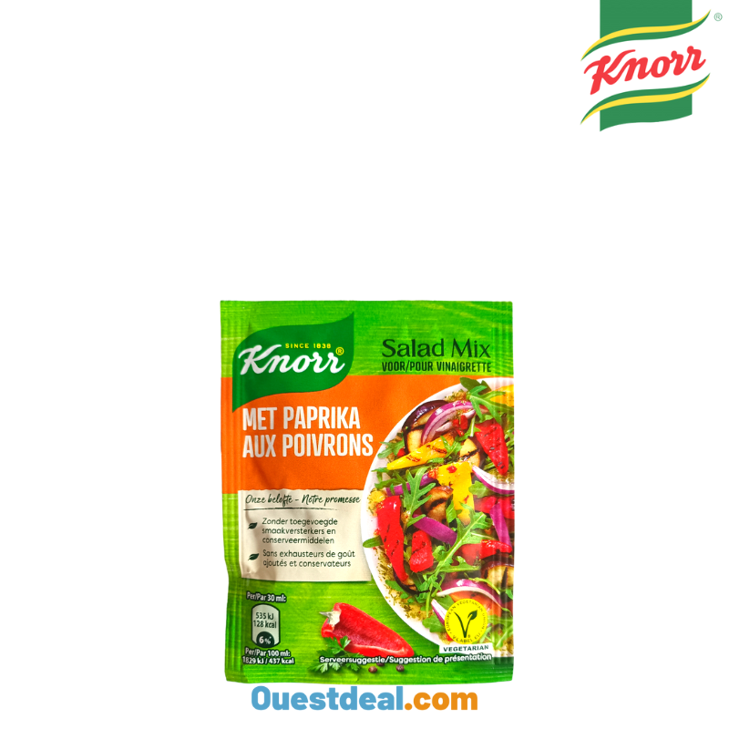 Knorr paprika aux poivrons pour salade 9 g