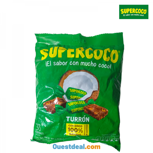 Supercoco 50 bonbons coco Turron  250 g