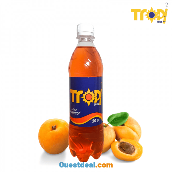 Tropi Soda Abricot 50 cl- Pure Fraîcheur Guyanaise