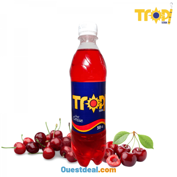 Tropi Soda Goût Cerise 50 cl - La Boisson des Souvenirs Guyanais