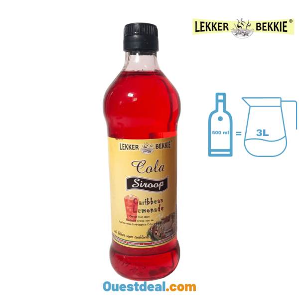 Sirop de Cola Caribéen - Lekker Bekkie 500 ml