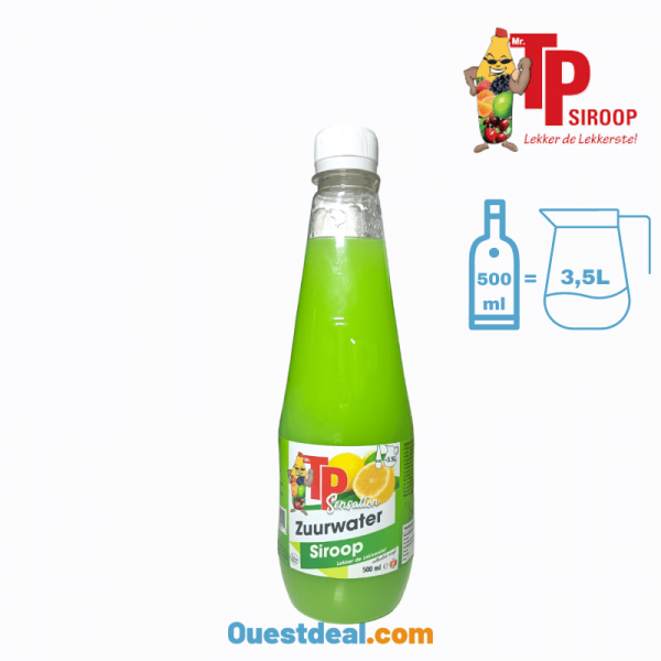 Mr. TP Sensation Sirop de Zuurwater Citron - 500 ml