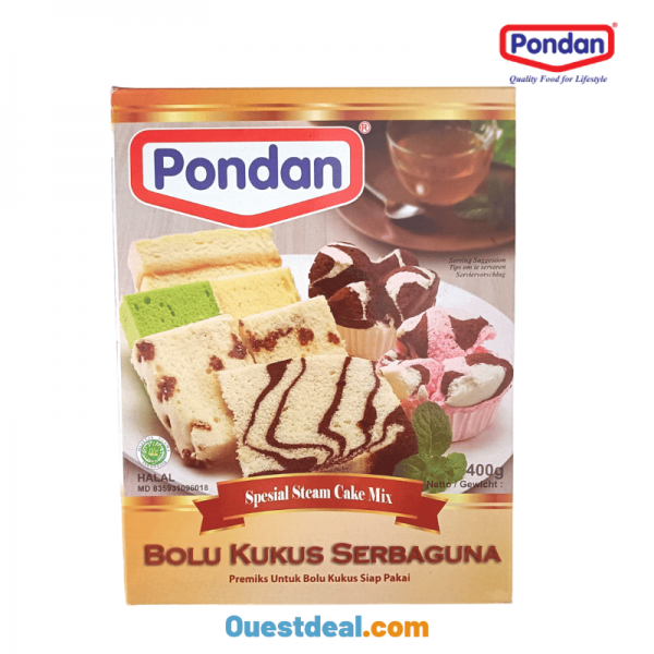 Mélange pour gâteau Bolu Kukus Serbaguna Pondon 400 g