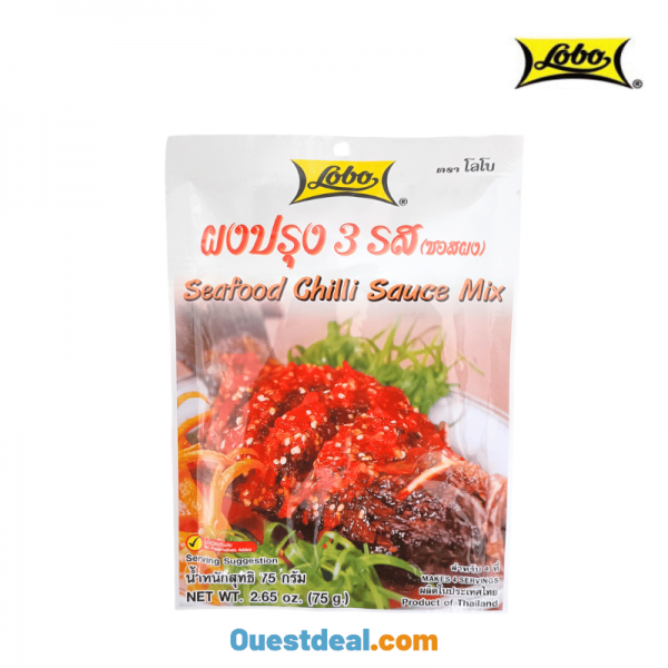 Mélange de Sauce Chili pour Fruits de Mer Lobo 75g