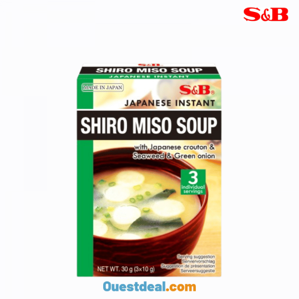 Soupe miso Shiro instantanée