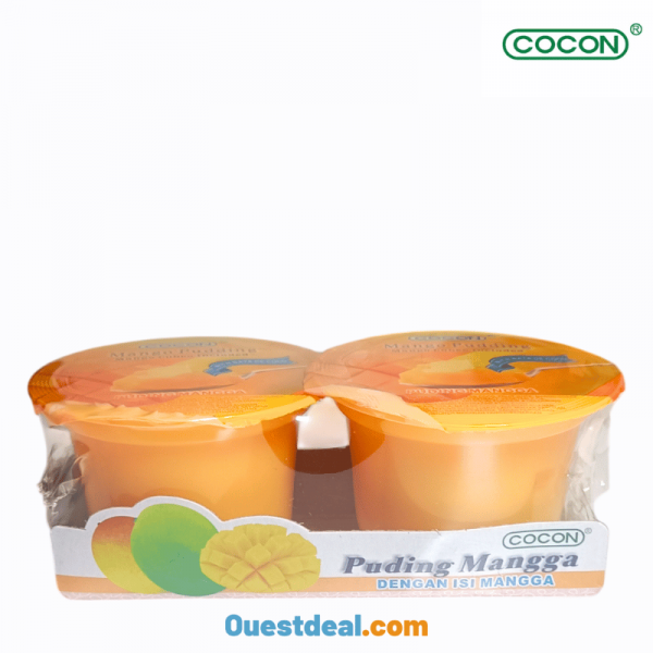 Pudding mangue exotique Cocon lot de 2 pcs