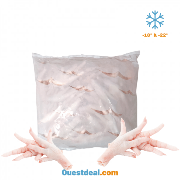 Pattes de poulet congelées 1kg