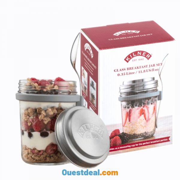 Pot Kilner 350 ml pour smoothies + papier cadeaux offert