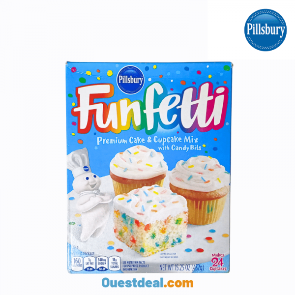 Pillsbury Funfetti Premium Cake & Cupcake Mix 432 g