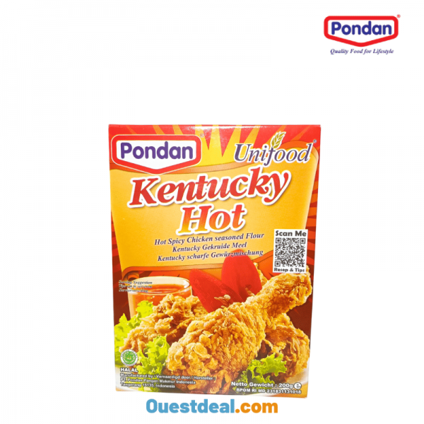 Pondan Unifood Kentucky Hot épicé et croustillant 200 g