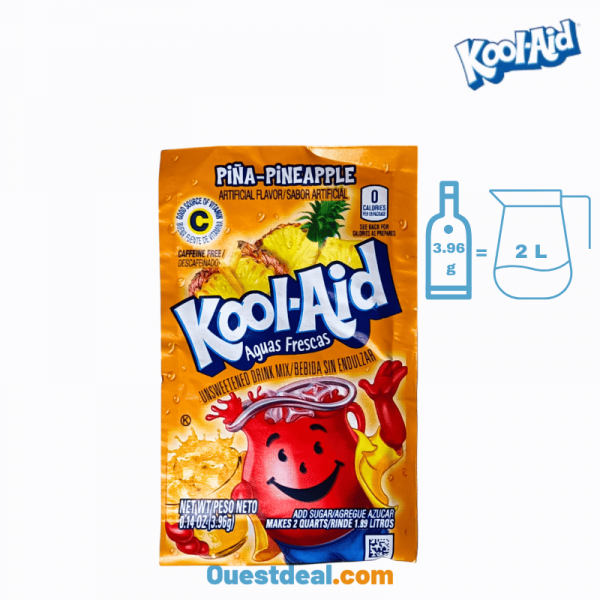 Boisson exotique saveur ananas Kool-Aid 3,96g