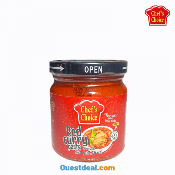 Pâte de Curry Rouge Chef’s Choice 220 g