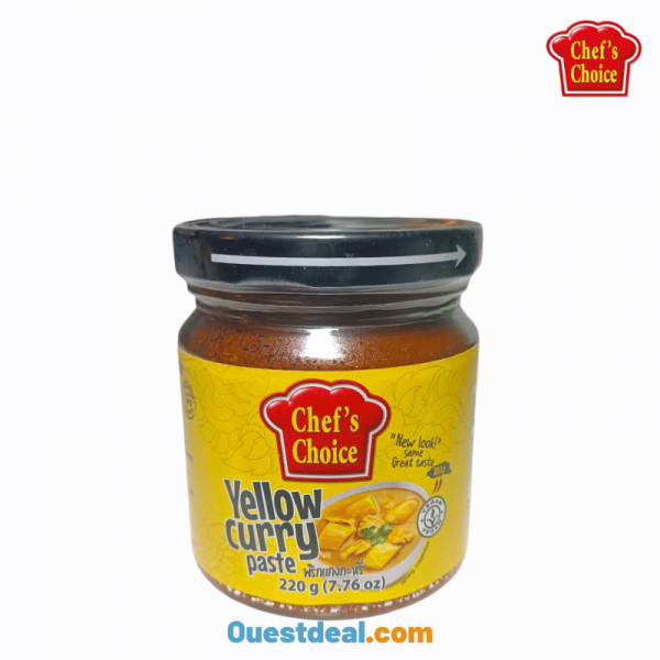 Pâte de curry jaune Chef's Choice 220 g