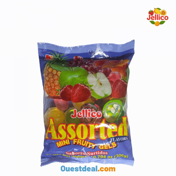 Bonbons en gelée Jellico aux fruits assortis – Sachet 306g