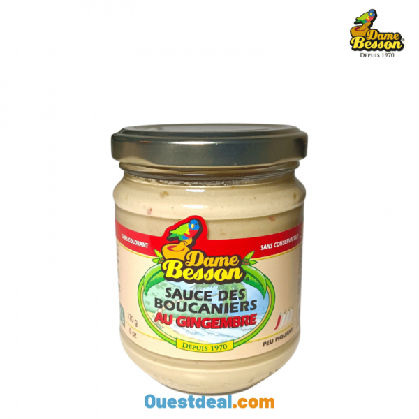 Sauce des Boucaniers au Gingembre de Dame Besson 170 g