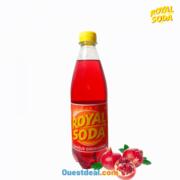 Royal Soda boisson gazeuse saveur Grenadine 50 cl
