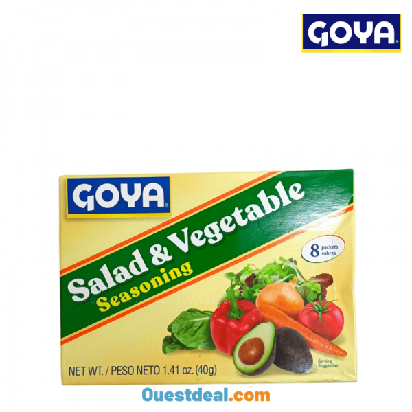 Goya Assaisonnement pour salades et légumes 8 sachets 40 g