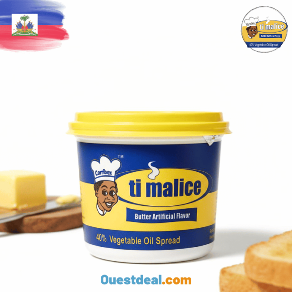 Ti Malice Margarine Haïtienne au Goût de Beurre 454 g