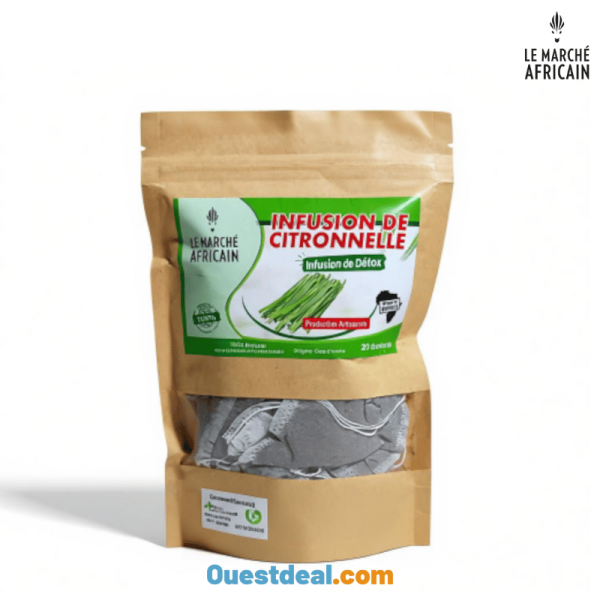 Infusion de Citronnelle Le Marché Africain 20 sachets
