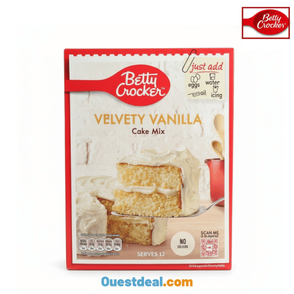 Betty Crocker Préparation Gâteau Velvety Vanilla Cake Mix 425g