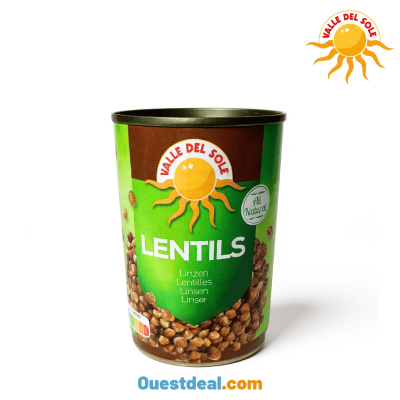 Lentilles cuites naturelles...