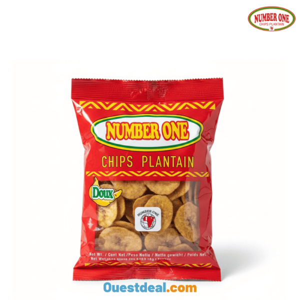 Chips Plantain Doux Number One 85 g