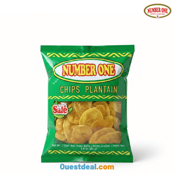 Chips Plantain Salé Number One 85 g
