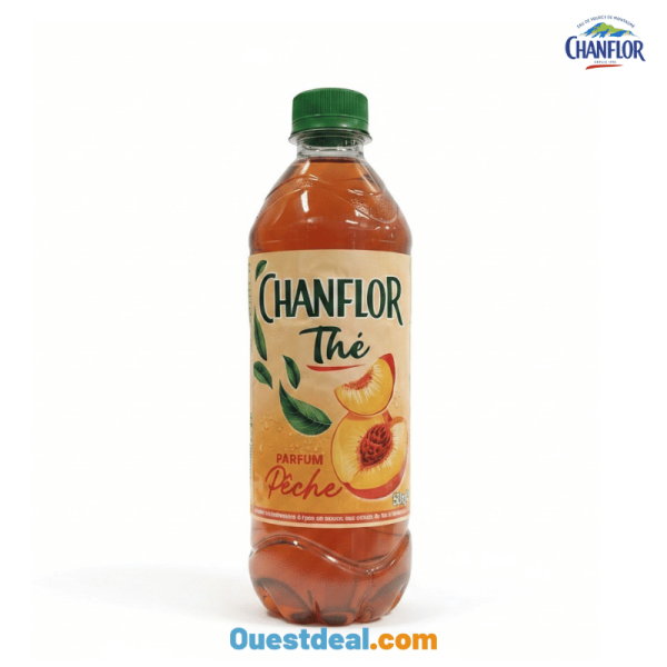 Chanflor Thé glacé parfum Pêche 500 ml