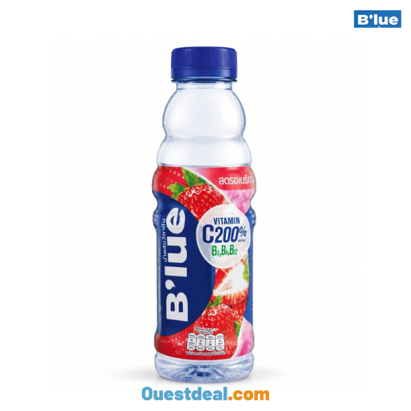 B'lue Vitamin Drink Fraise Boisson vitaminée 500 ml