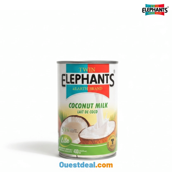 Lait de coco allégé Twin Elephants 400 ml