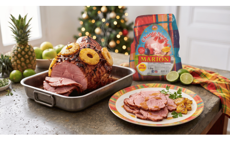 Recette Jambon de Noël Marion caramélisé à l’ananas – Recette facile sans piment