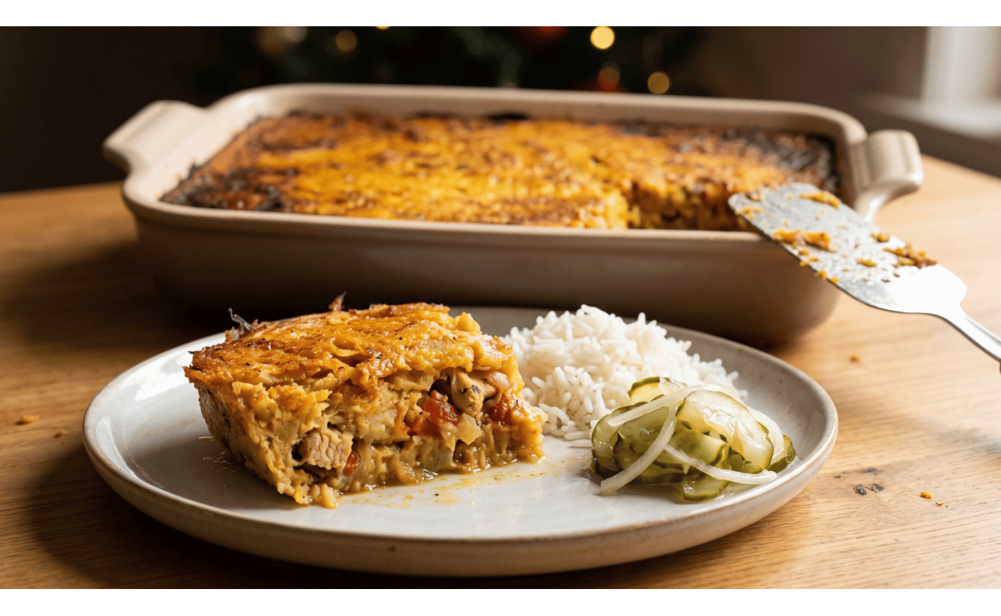 Recette Pom surinamais de Noël au poulet, agrumes et épices