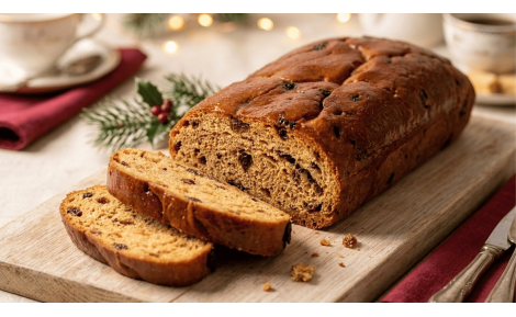 Kerstbrood surinamais maison – Pain de Noël aux raisins et fruits confits