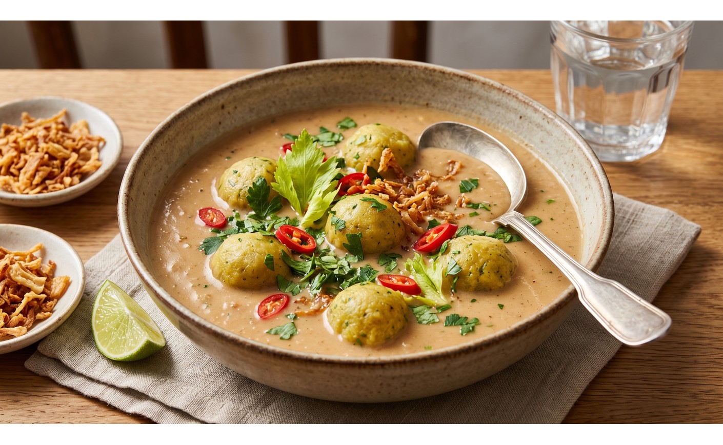 Pindasoep met Tomtom : recette de la soupe d’arachide surinamaise